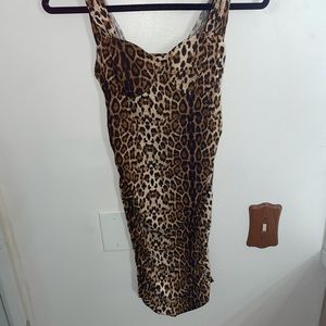 soft Leopard mini dress